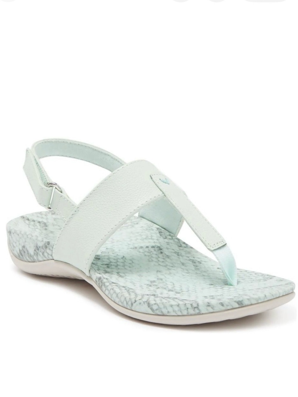 Vionic Seafoam Leather Tala Sandal women’s size 9.5W New